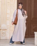 بونشوه من KENZA Fashion - بيج فاتح