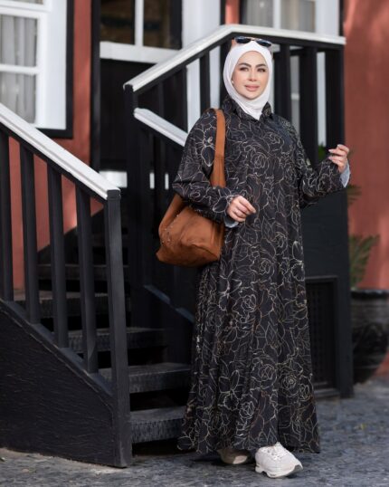 موديل نجوم من KENZA Fashion - أسود مورّد